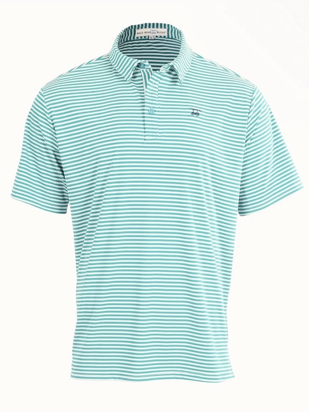 Bald Head Blues Performance Polo Stripe Men’s Large